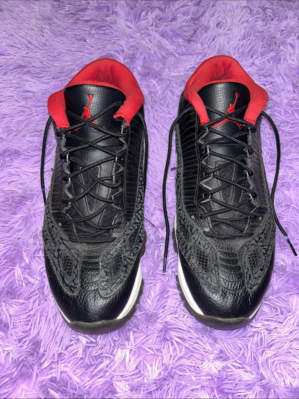Jordan Black and Red Retro Low IE 2011 Sneakers